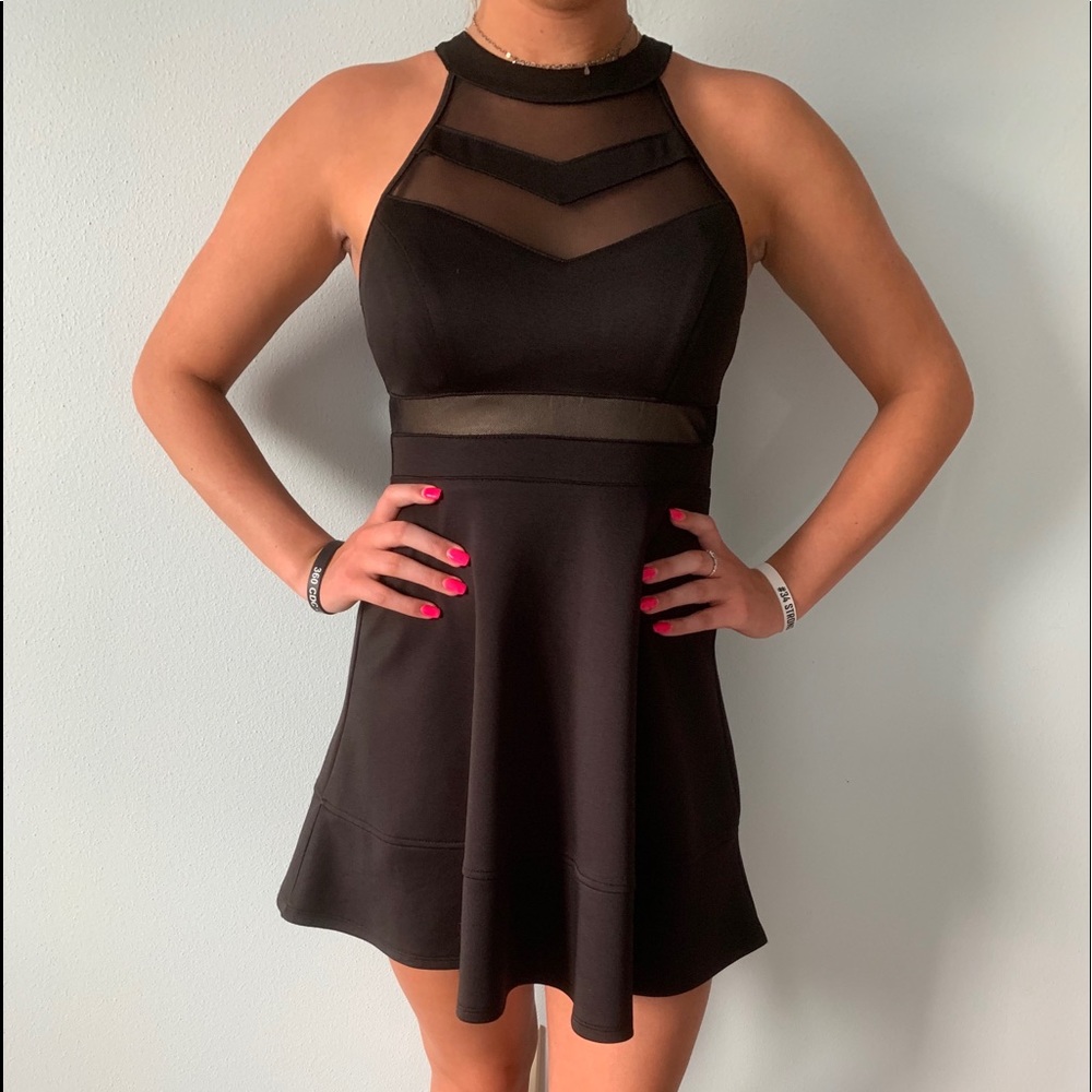 Black sleek dress